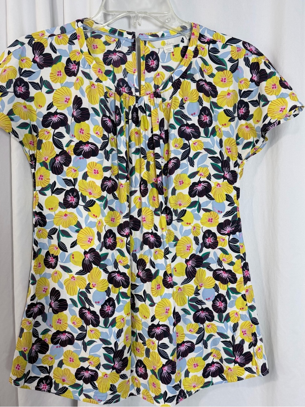 Boden Women's Floral Short-Sleeve Top